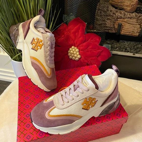 TORY BURCH GOOD LUCK BUBBLE TRAINER - Picture 1 of 9